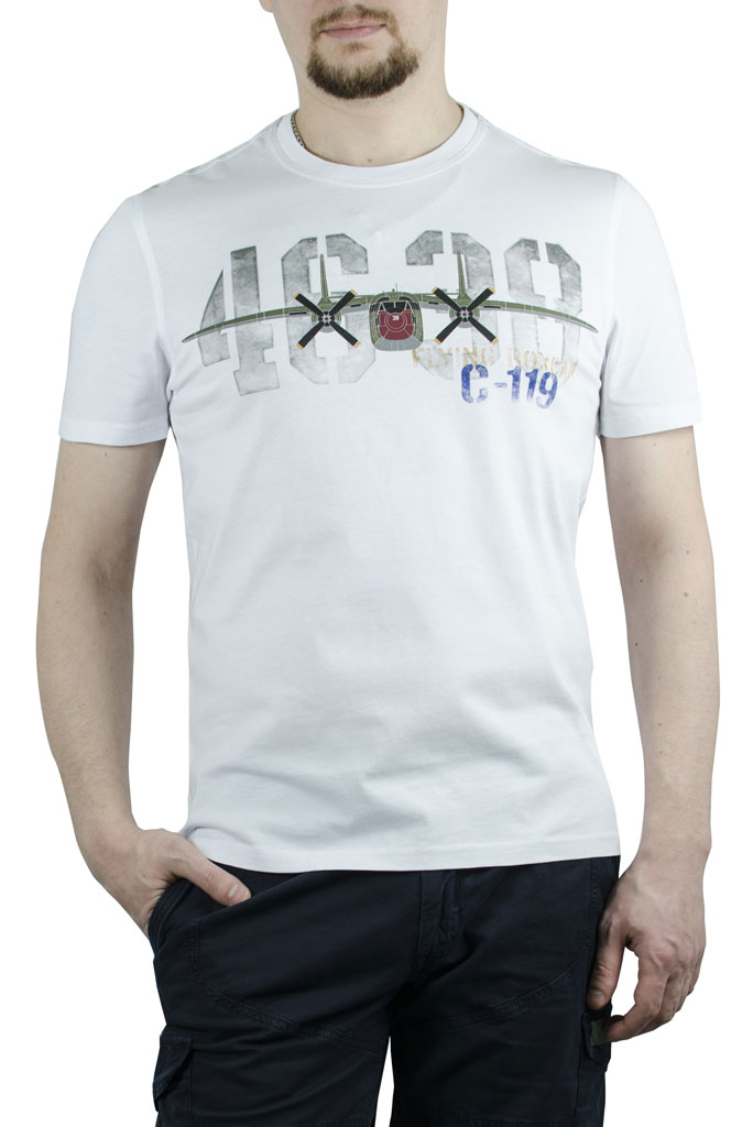 Футболка AERONAUTICA MILITARE bianco ottico (TS 1341) 