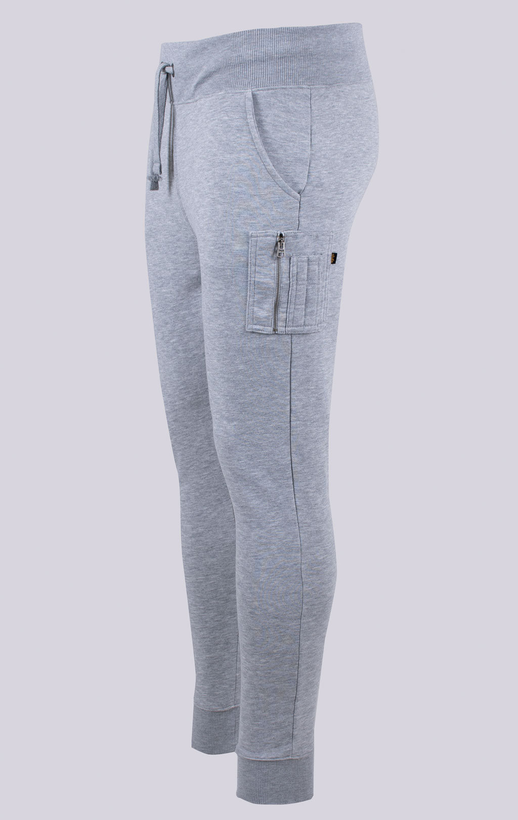 Брюки спортивные джоггеры ALPHA INDUSTRIES X-FIT SLIM CARGO grey heather 