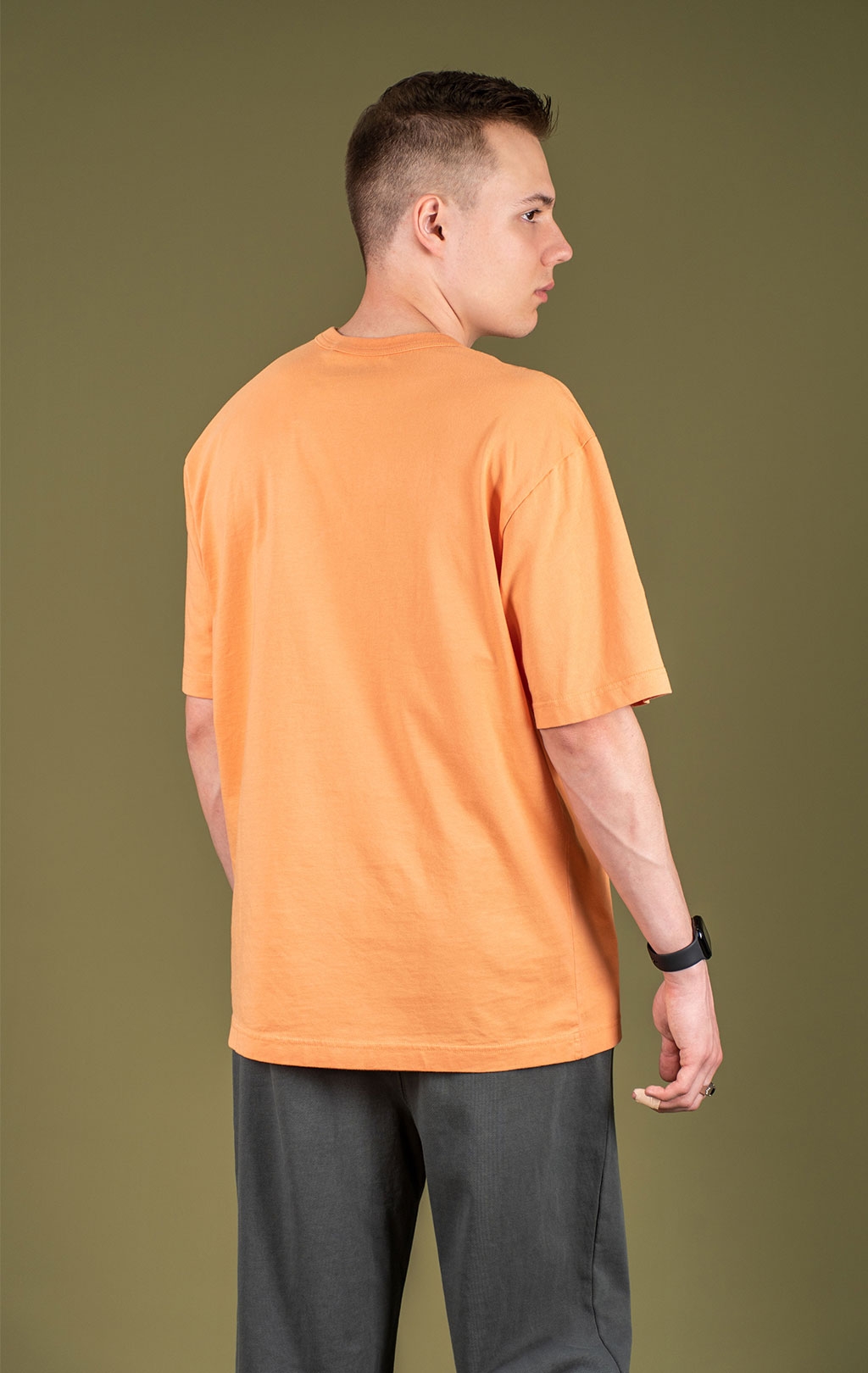 Футболка ALPHA INDUSTRIES ESSENTIAL RELAXED TEE SS 25 m muted saffron 