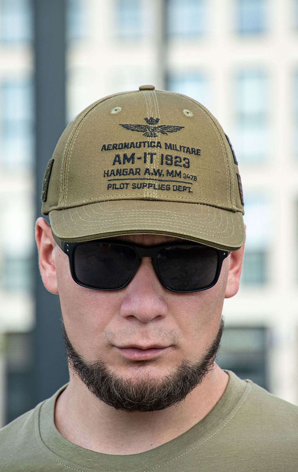Бейсболка AERONAUTICA MILITARE FW 25/26/CN dark olive (HA 1223) 