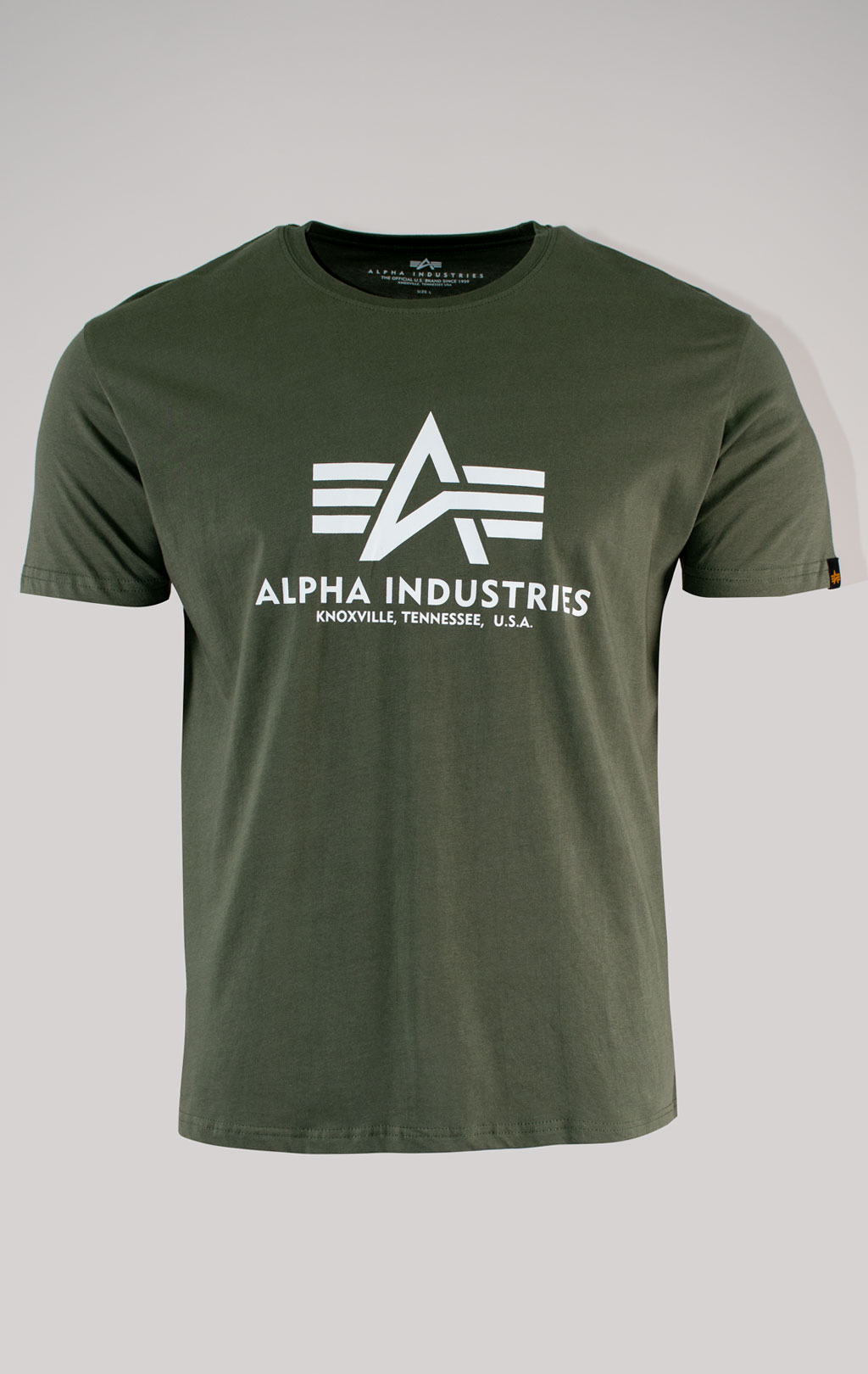 Футболка ALPHA INDUSTRIES BASIC T dark olive 