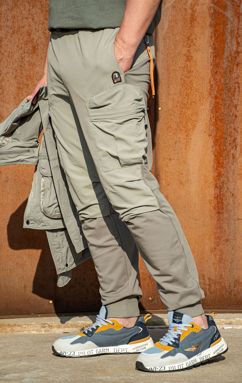 Брюки трикотажные PARAJUMPERS OSAGE с карманами SS 25 m nowhere 