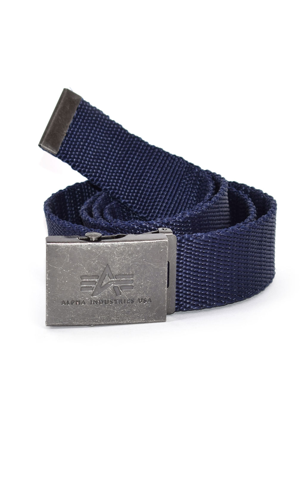 Ремень брючный ALPHA INDUSTRIES HEAVY DUTY BELT 4 cm rep. blue 