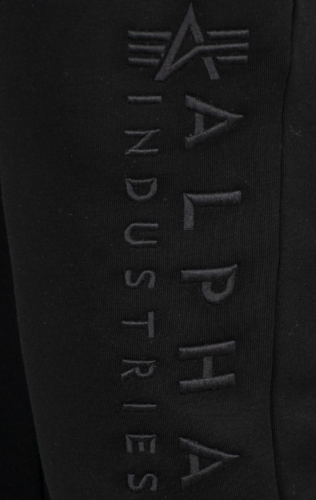 Брюки спортивные джоггеры ALPHA INDUSTRIES EMB JOGGER black 