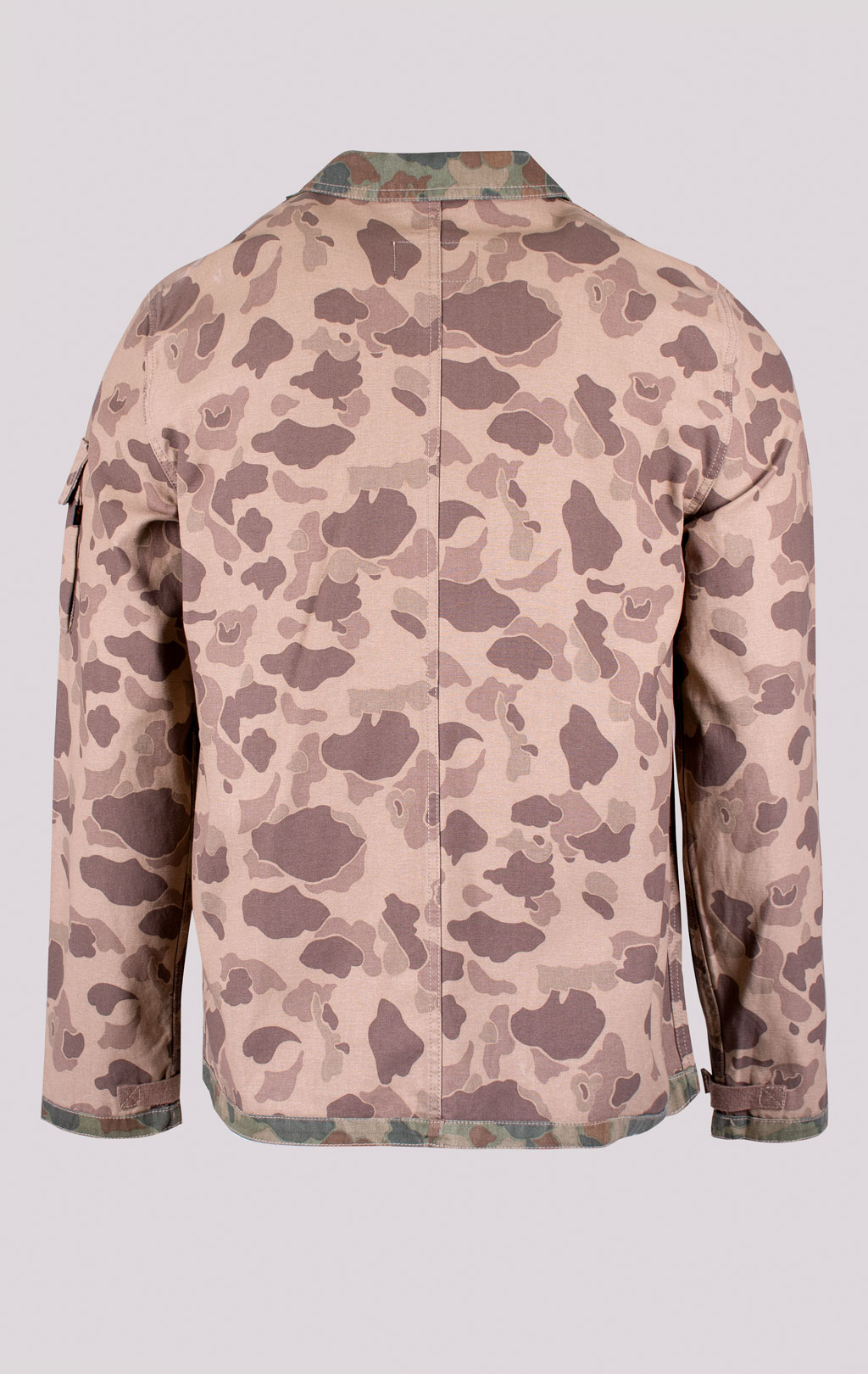 Ветровка ALPHA INDUSTRIES P-42 FIELD SHIRT brown frogskin camo 