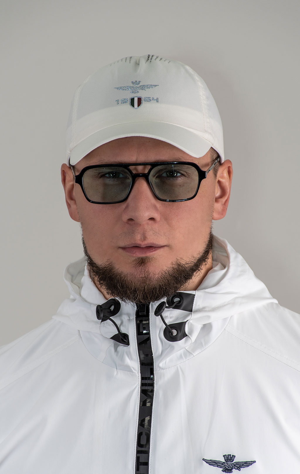 Бейсболка AERONAUTICA MILITARE SS 25 m/CN off white (HA 1199) 