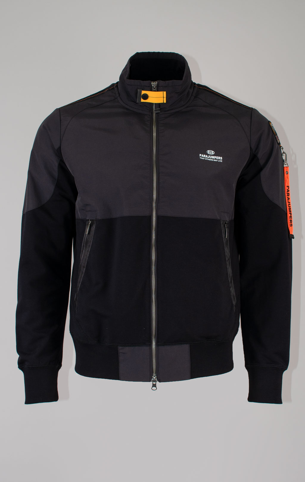 Толстовка комбинированная PARAJUMPERS JANGO FW 25/26 black 