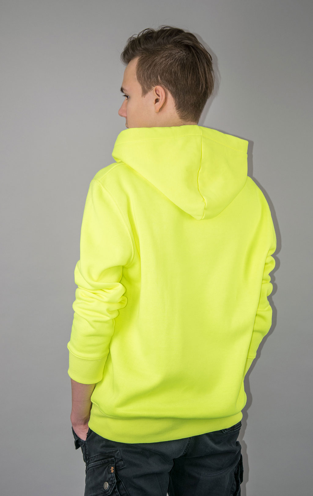 Толстовка ALPHA INDUSTRIES BASIC HOODY NEON neon/yellow 