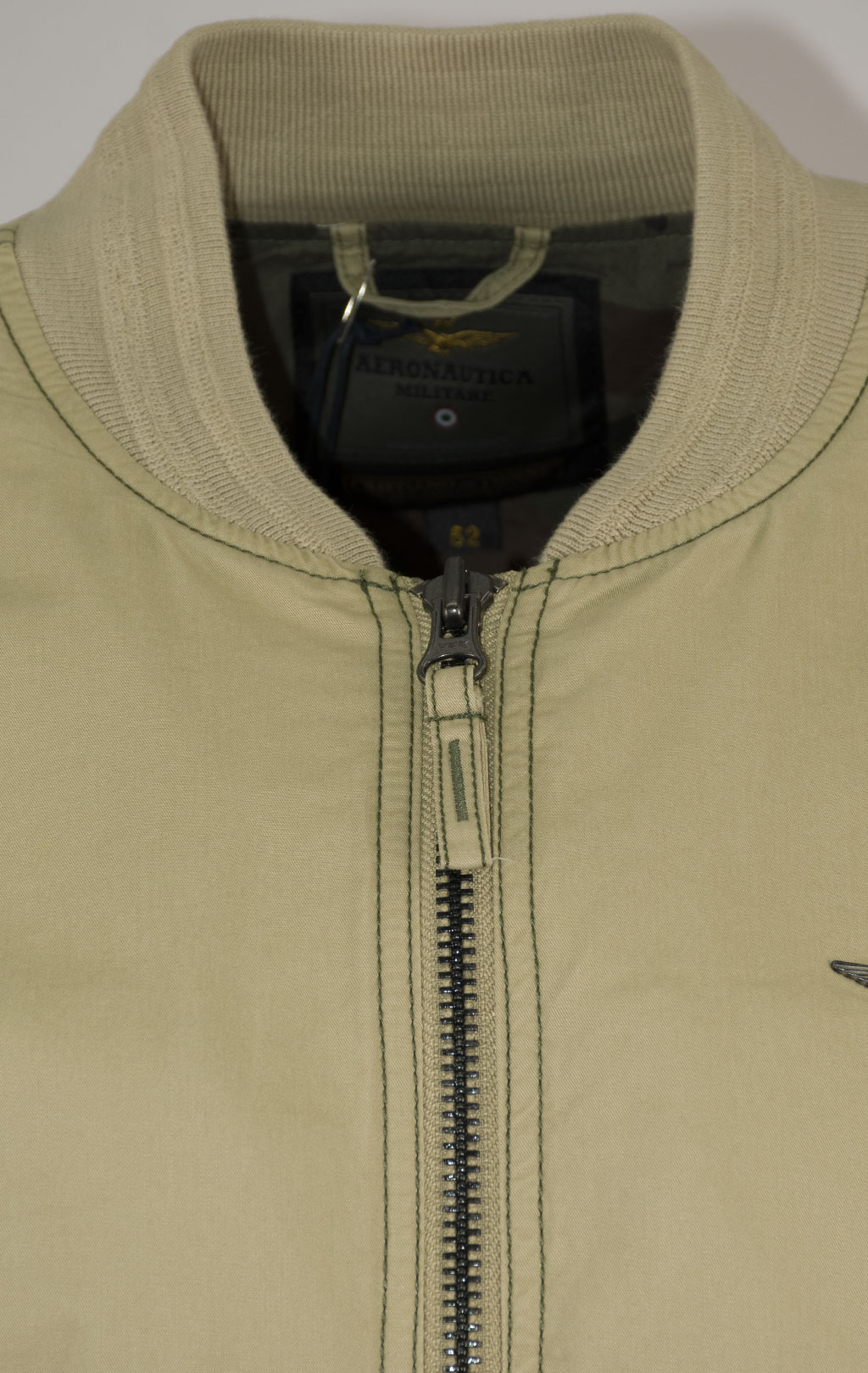 Ветровка-бомбер AERONAUTICA MILITARE SS 25 m/IN antelope beige (AB 2216) 