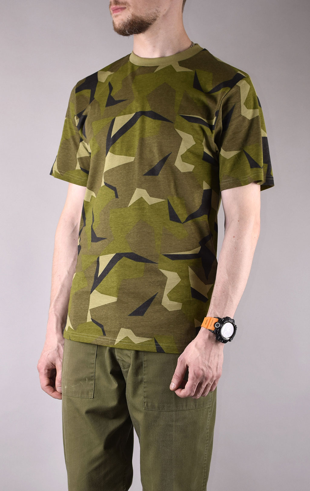 Футболка полевая shwedish camo 