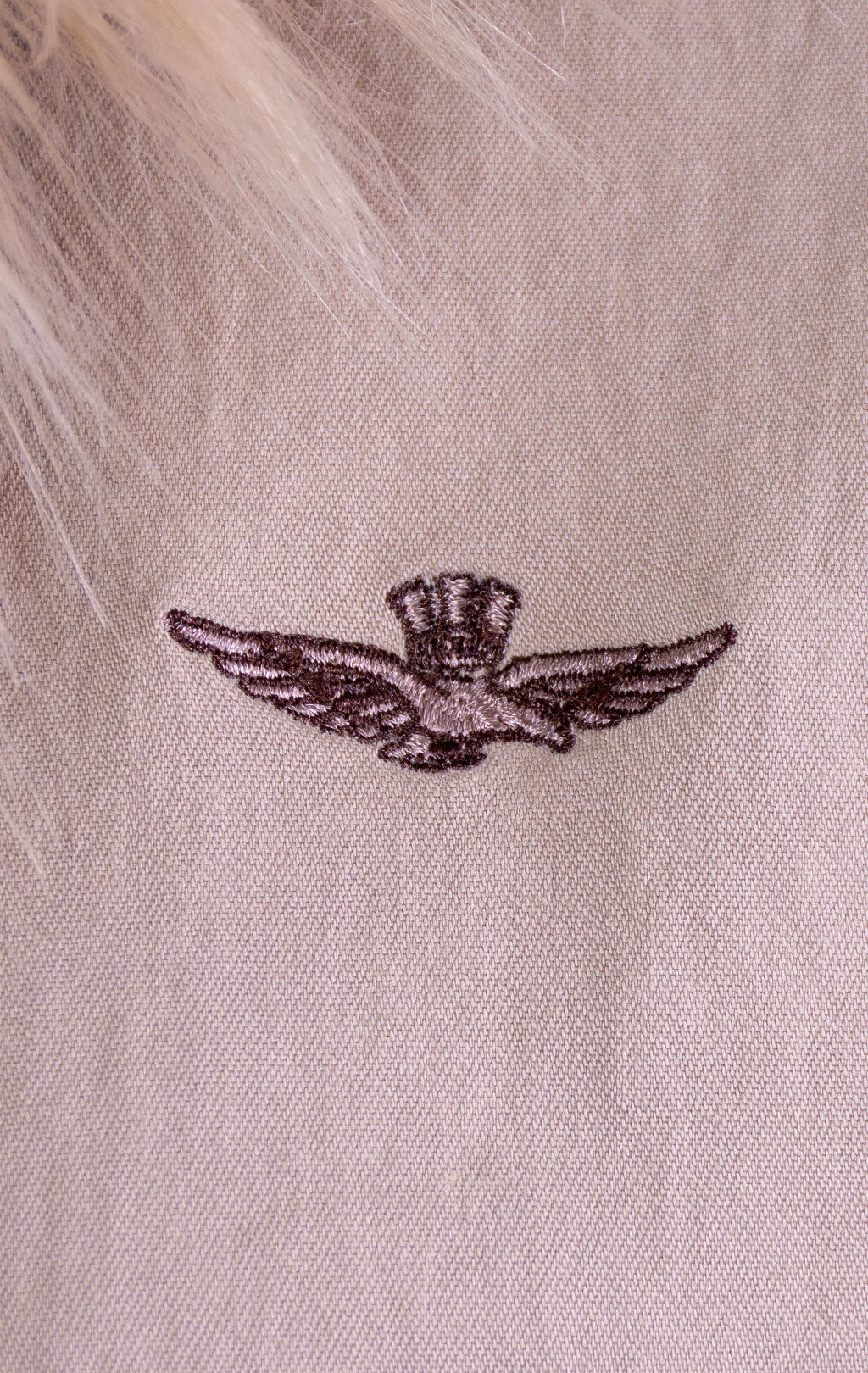 Женская куртка меховая AERONAUTICA MILITARE FW 26/27/CN silver mink (AB 3055) 