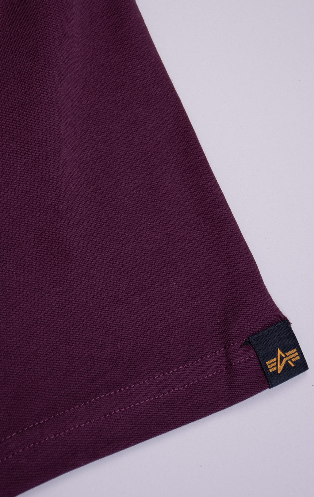 Футболка ALPHA INDUSTRIES ALPHA LABEL T dark cherry 