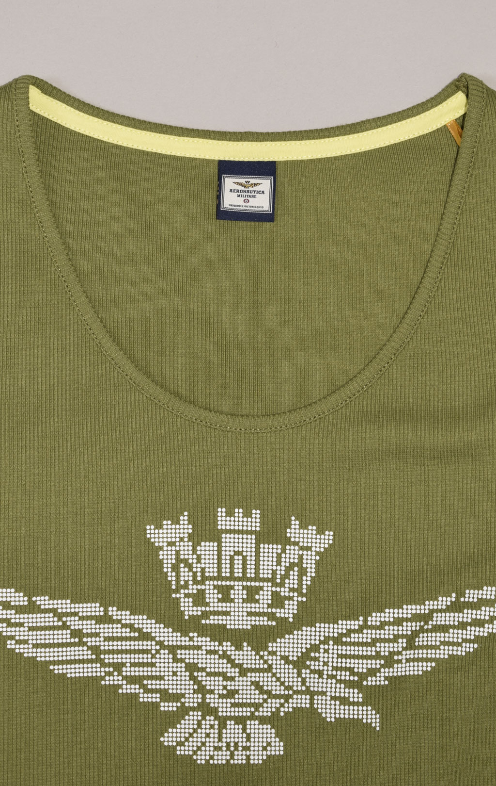 Женская майка AERONAUTICA MILITARE SS 23/TR oliva (TS 2114) 