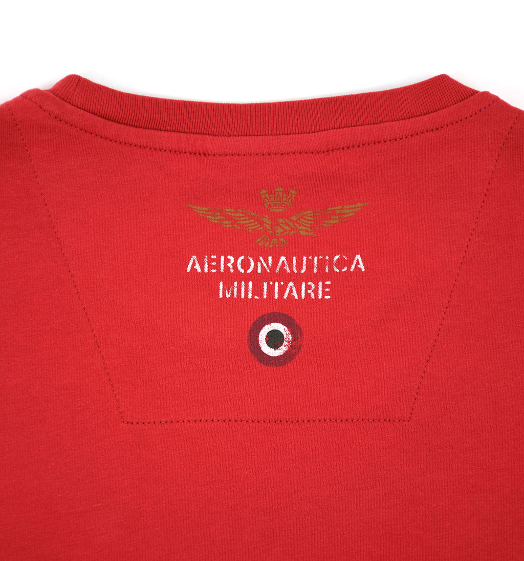 Футболка AERONAUTICA MILITARE SS19 rosso sport (TS 1627) 