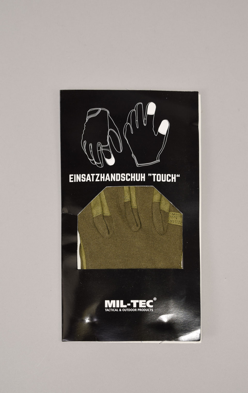 Перчатки Mil-Tec Einsatzhandschuhe touch olive 