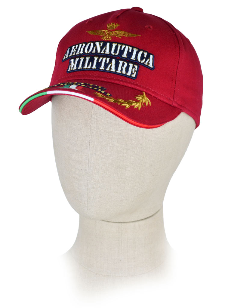 Бейсболка AERONAUTICA MILITARE red chili pepper (HA 982) 