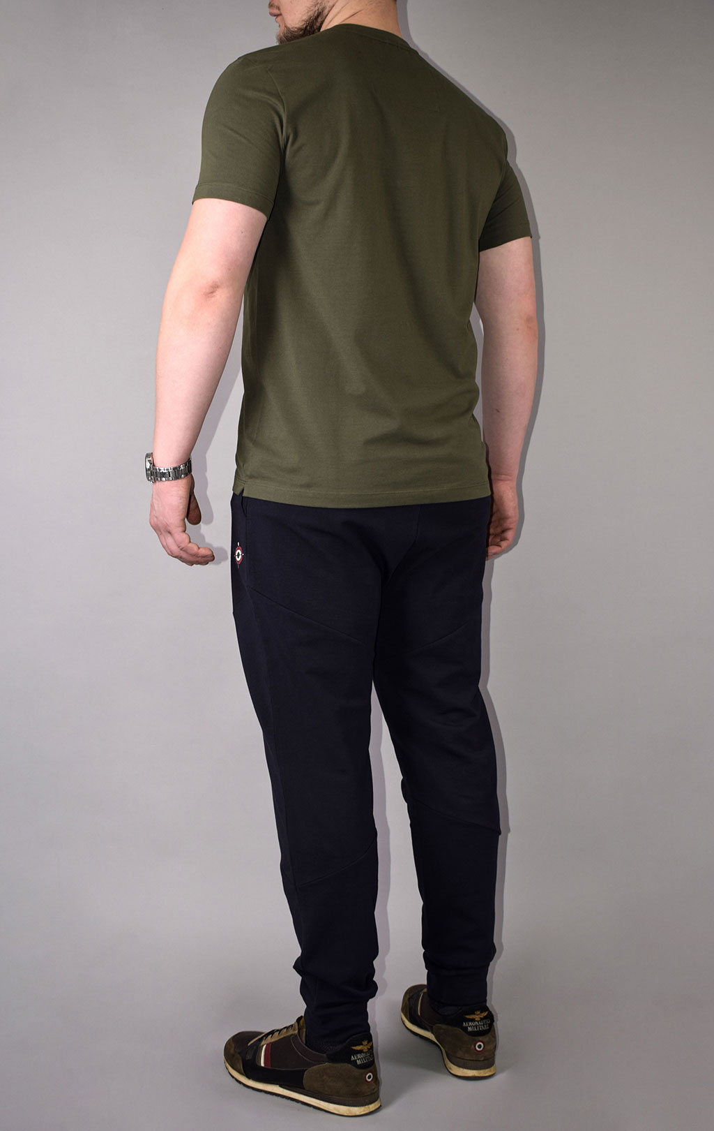 Футболка AERONAUTICA MILITARE SS 21/TR verde scuro (TS 1845) 