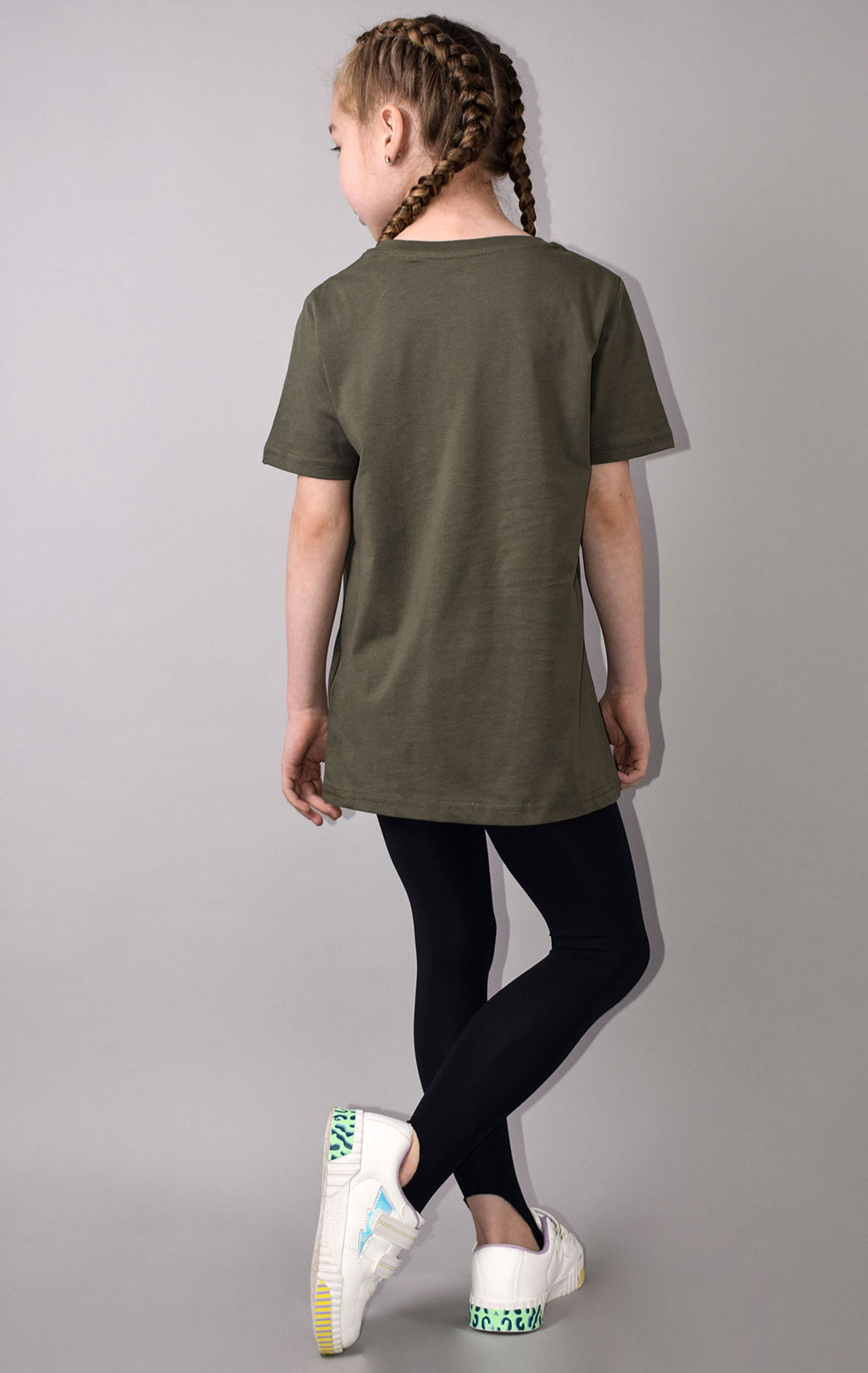 Детская футболка ALPHA INDUSTRIES BASIC T dark olive 