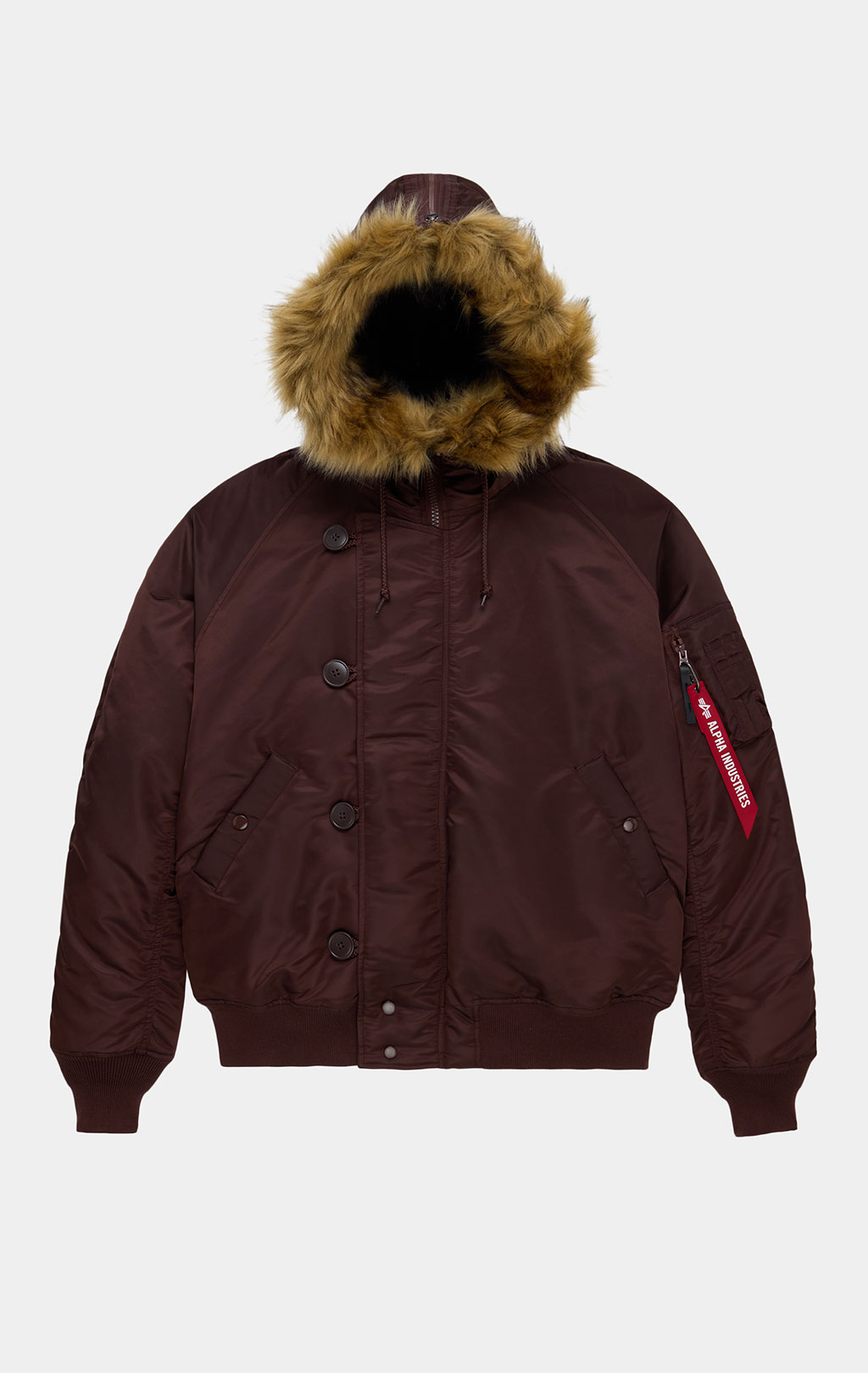 Аляска короткая ALPHA INDUSTRIES N-2B HERITAGE FIT PARKA FW 26/27 cocoa 