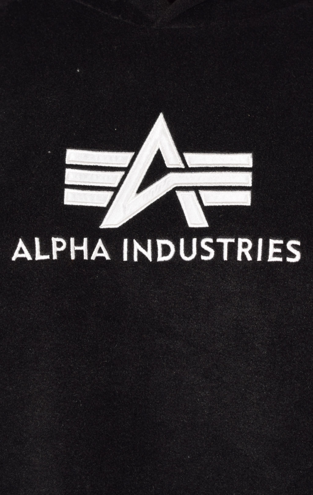 Женская толстовка ALPHA INDUSTRIES POLAR FLEECE HOODY OS black 