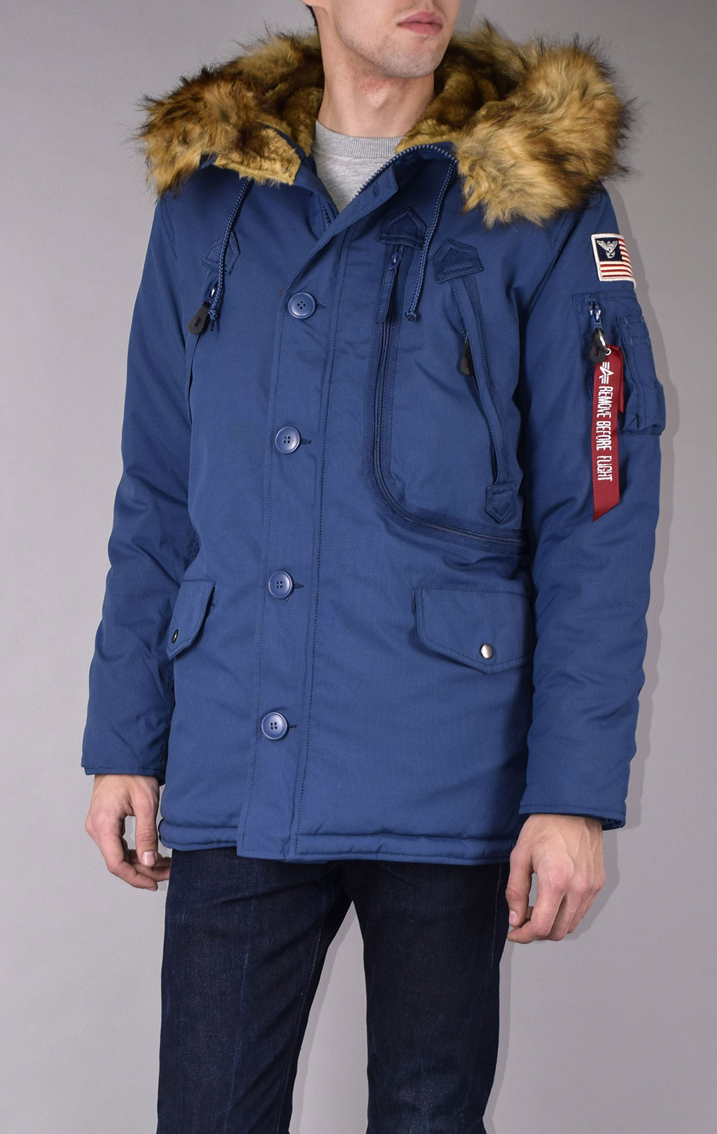 Аляска ALPHA INDUSTRIES POLAR new navy 