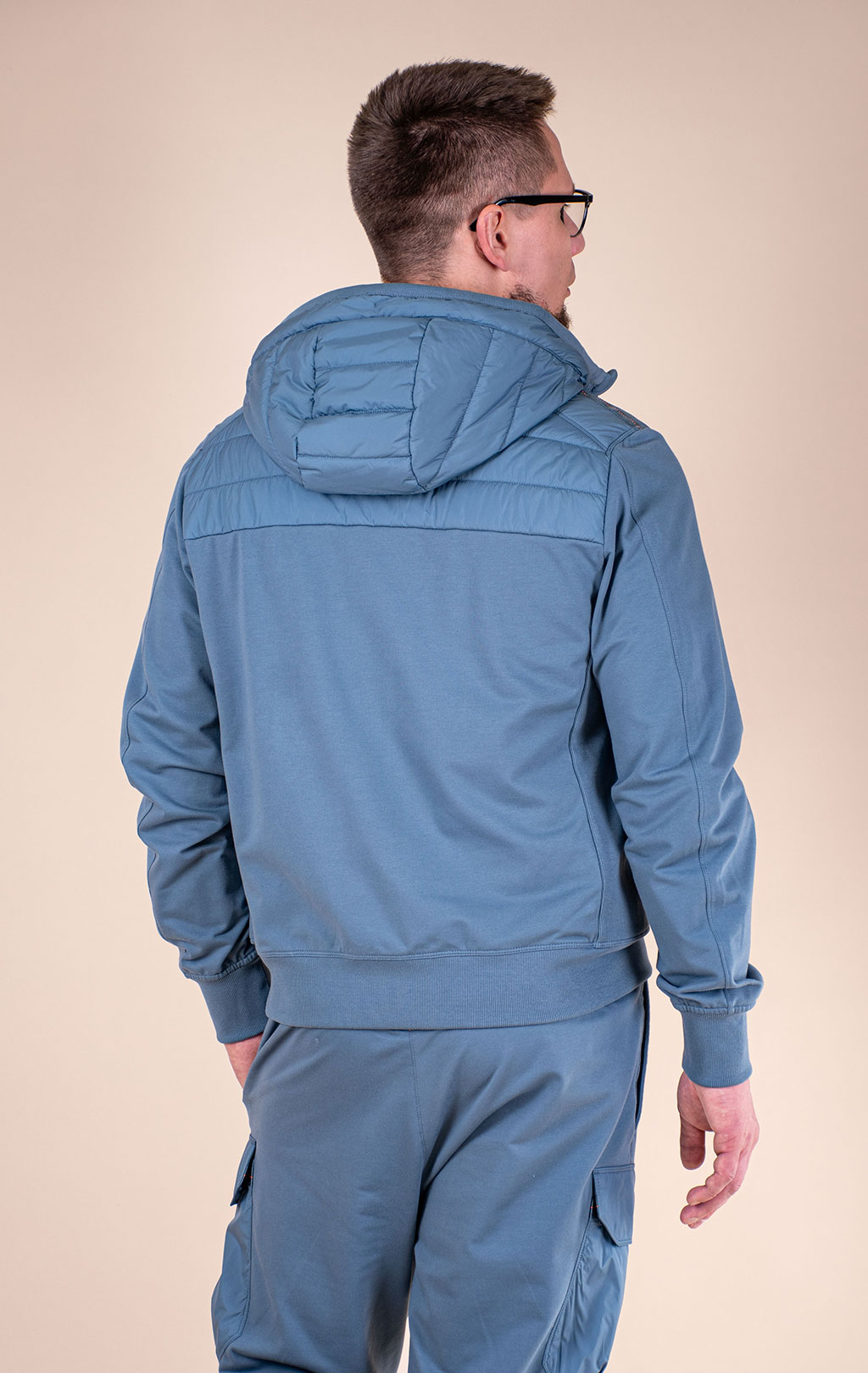Толстовка комбинированная PARAJUMPERS IVOR SS 26 marine 