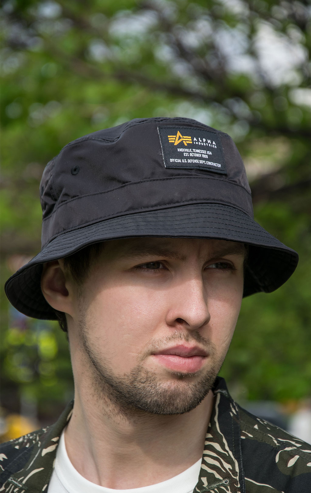 Панама ALPHA INDUSTRIES CREW BUCKET HAT black 