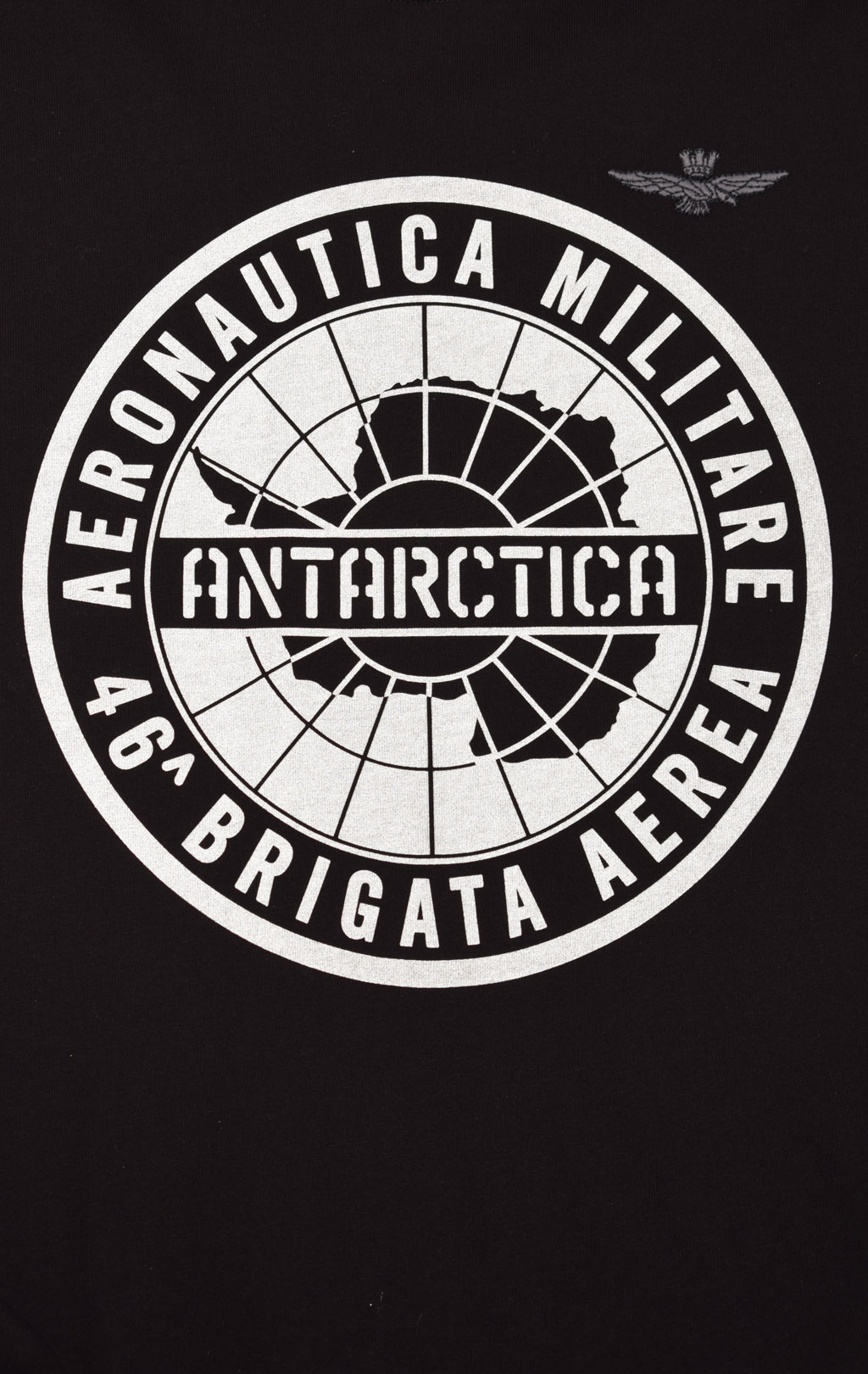 Лонгслив AERONAUTICA MILITARE ANTARCTICA FW 23/24/TR jet black (TS 2147) 