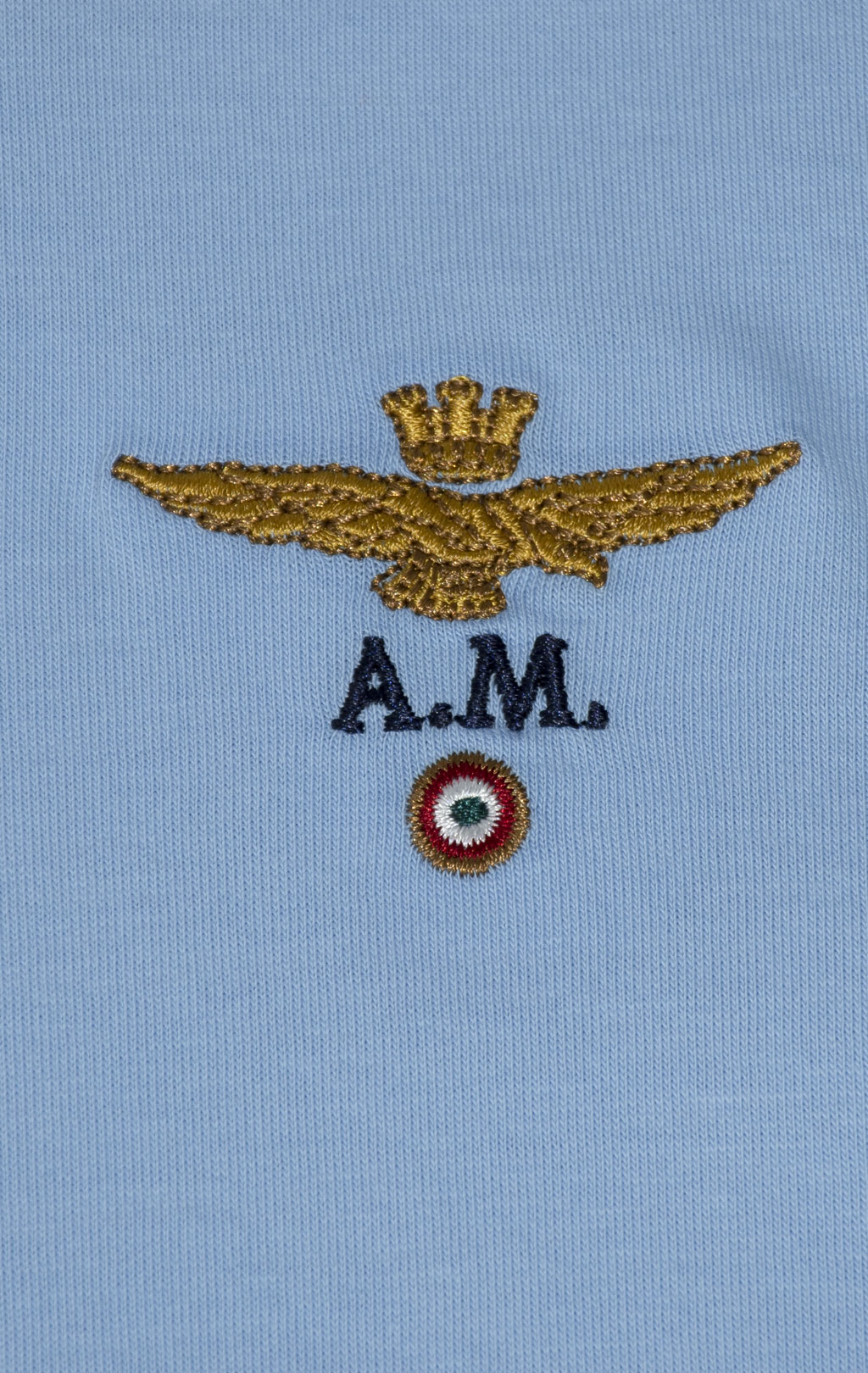 Футболка AERONAUTICA MILITARE SS 25 m/TR ice blue (TS 1580) 