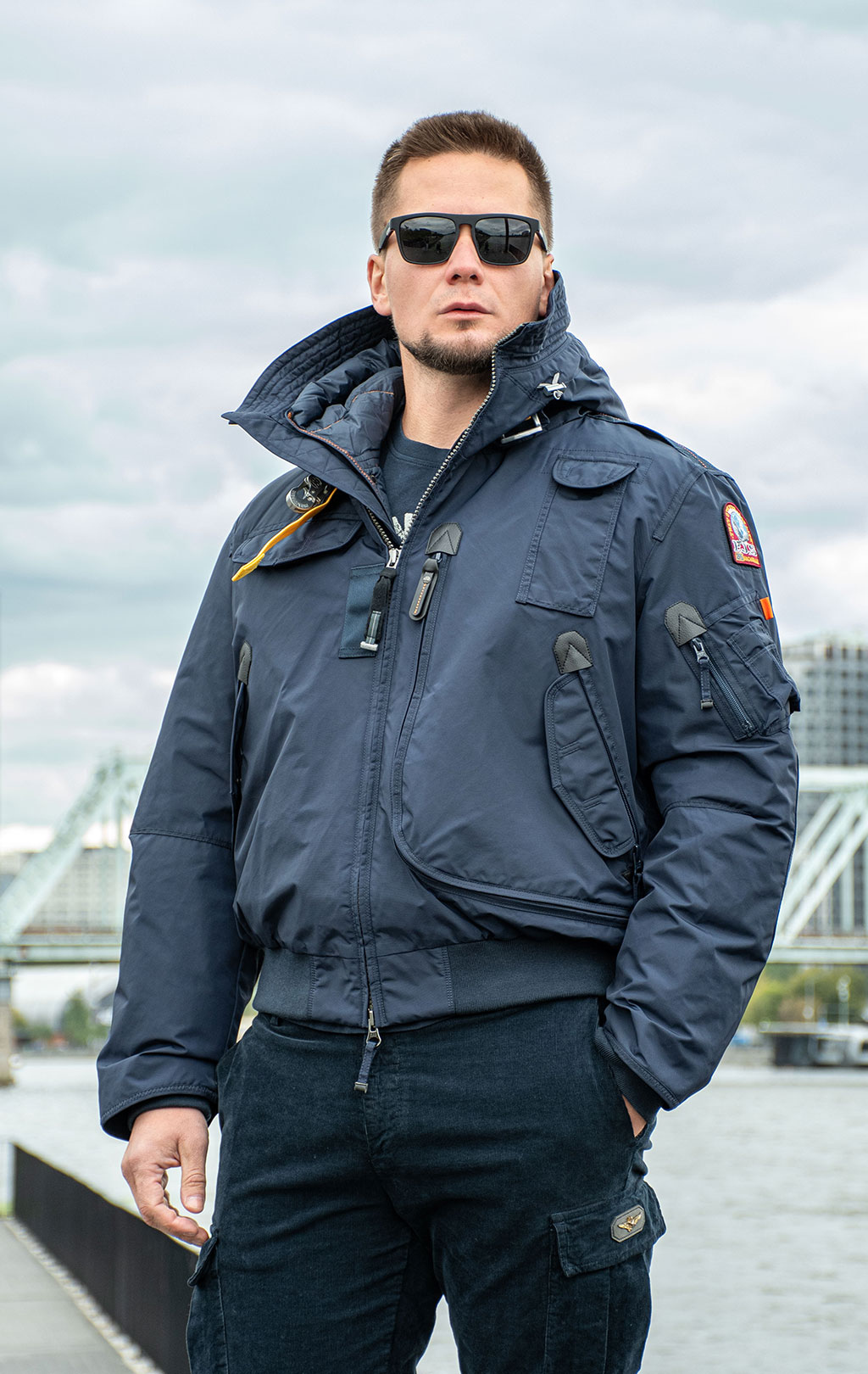 Аляска пуховая PARAJUMPERS GOBI FW 26/27 blue navy 