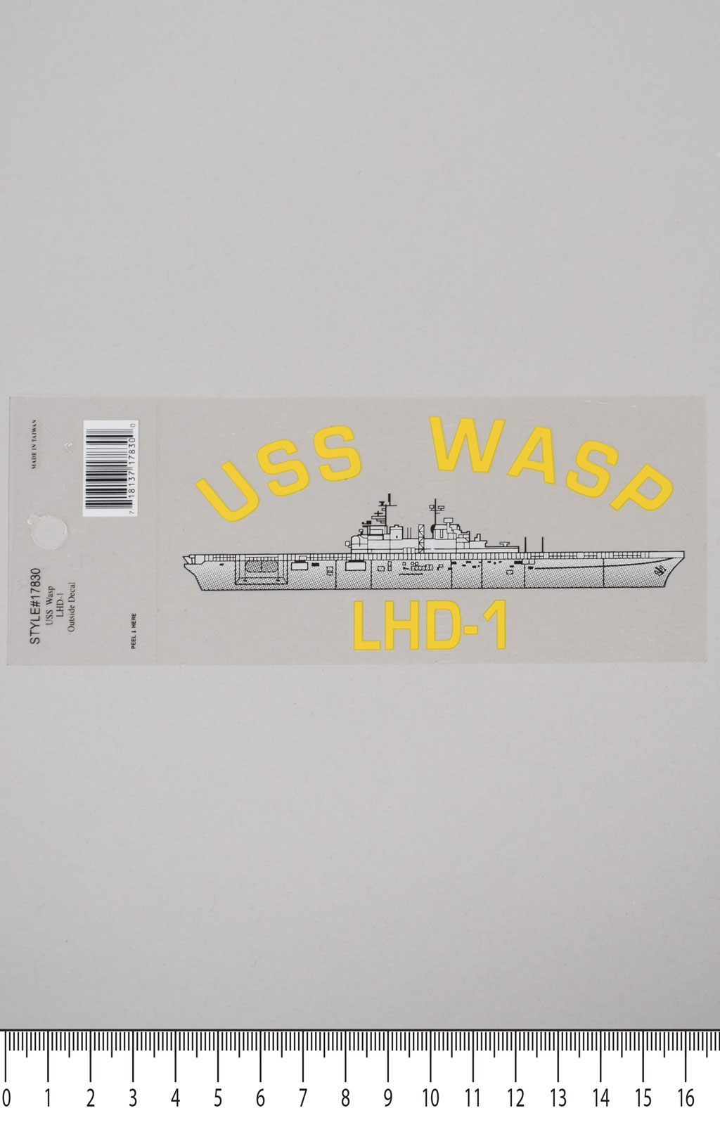 Наклейка USS WASP LHD-1 #17830 США