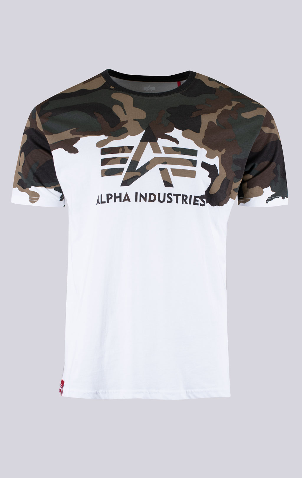 Футболка ALPHA INDUSTRIES LOST CAMO T camo woodland 