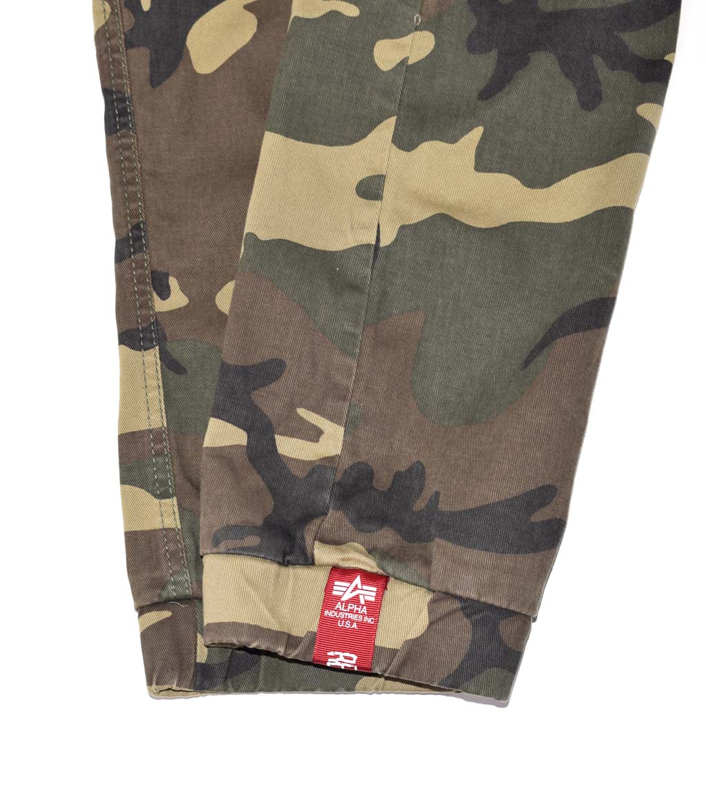 Брюки-карго ALPHA INDUSTRIES ARMY camo woodland 