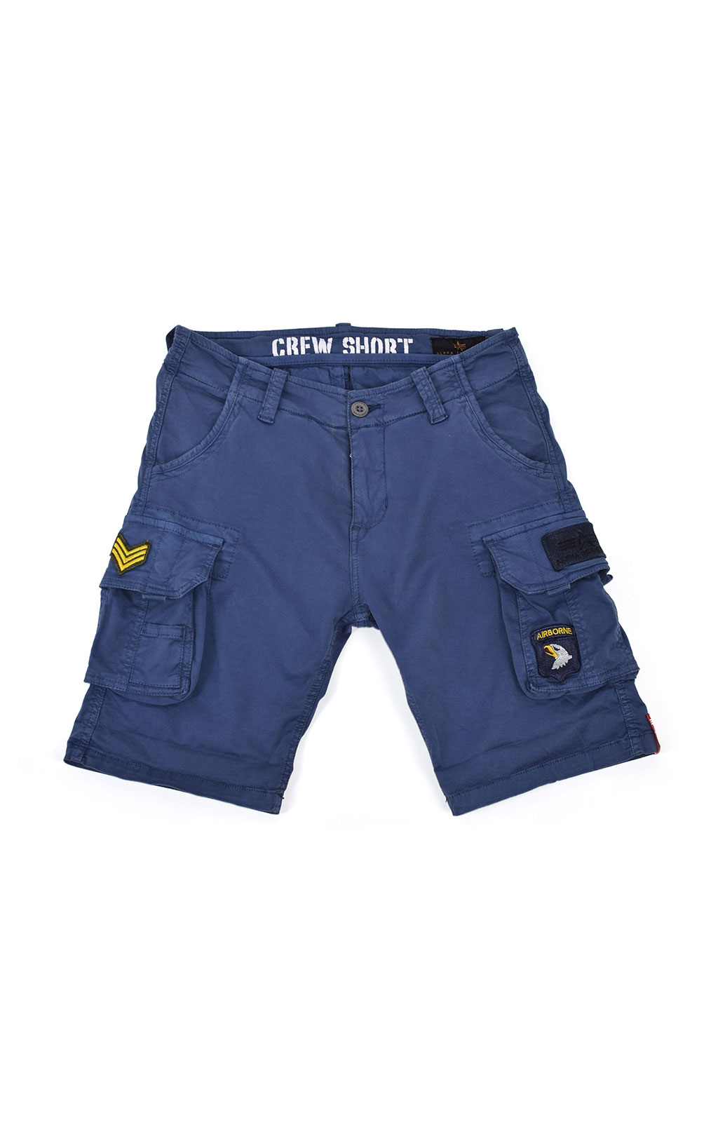 Шорты ALPHA INDUSTRIES CREW SHORT PATCH new navy 