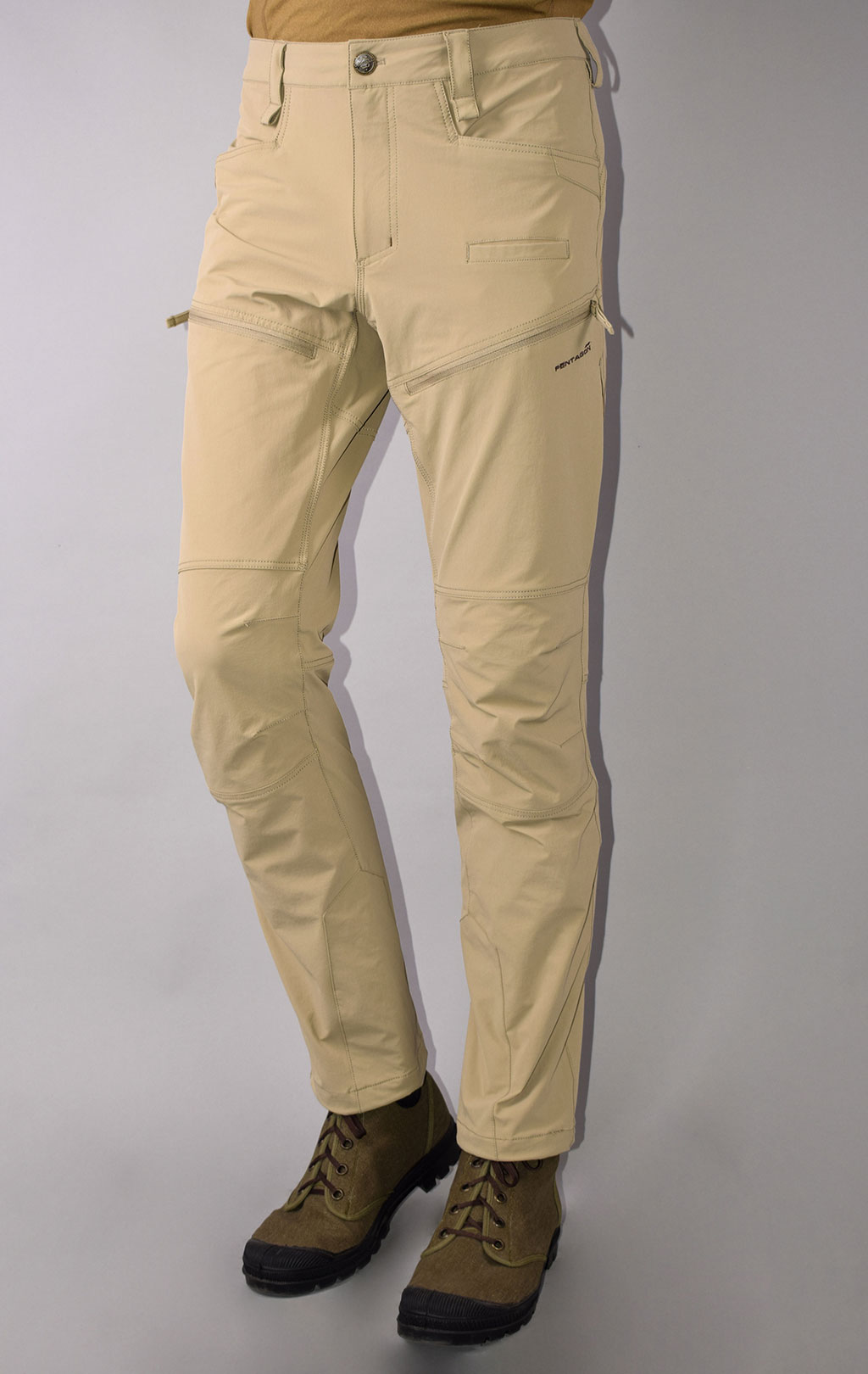 Брюки тактические Pentagon RENEGADE TROPIC полиэстр91%/эластейн6% stretch khaki 05047 