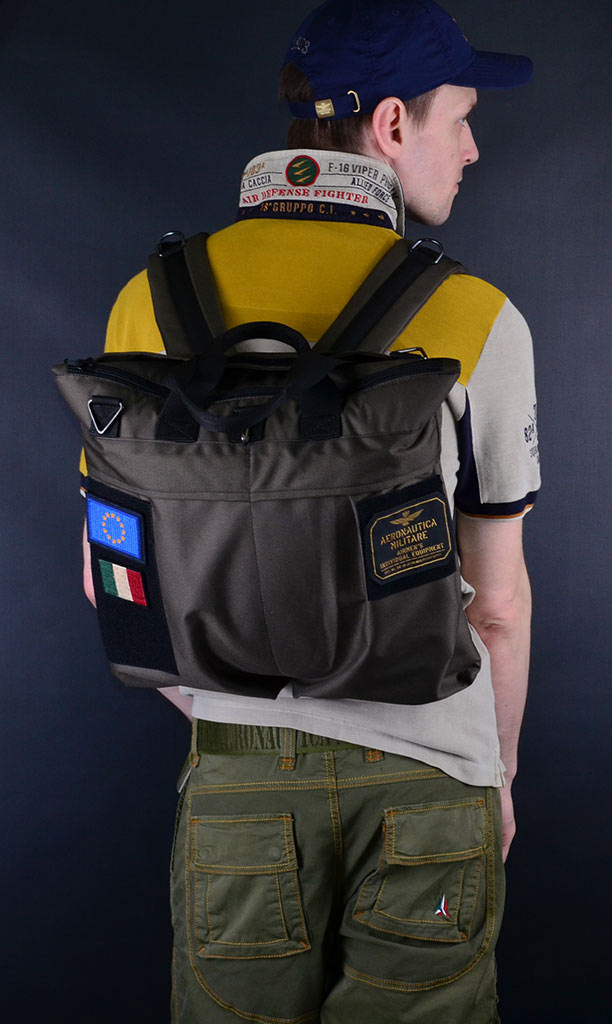 Рюкзак-сумка AERONAUTICA MILITARE fango (BO 957) 