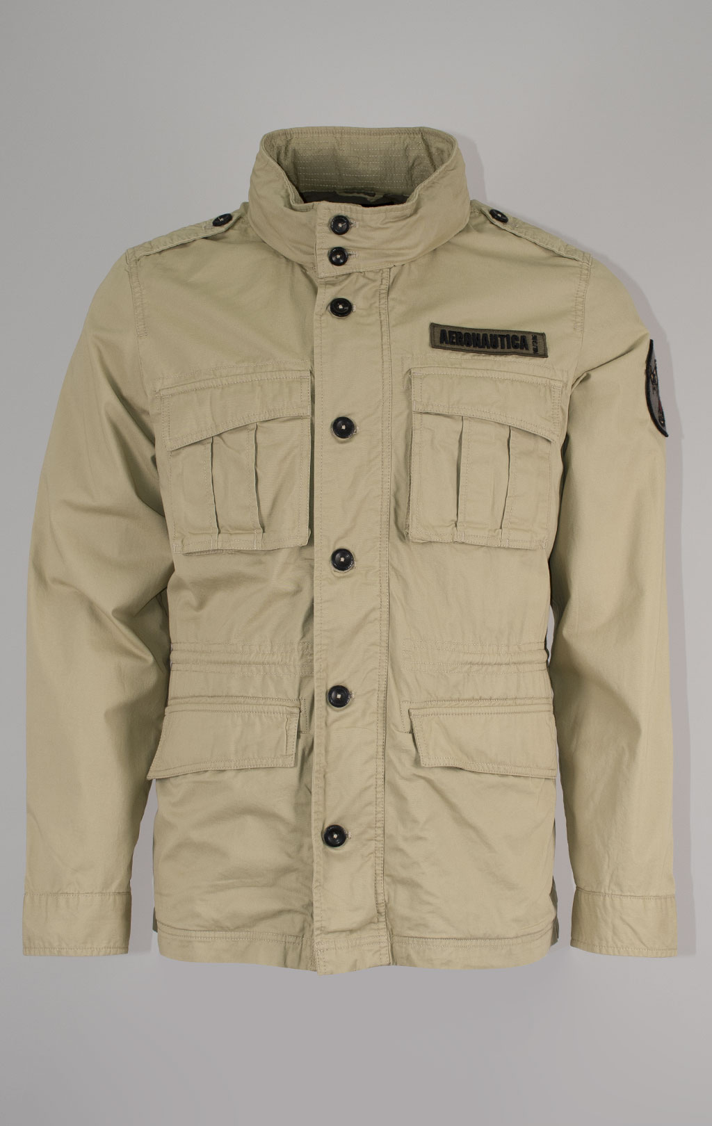 Ветровка AERONAUTICA MILITARE M-65 SS 25 m/IN antelope beige (AB 2212) 