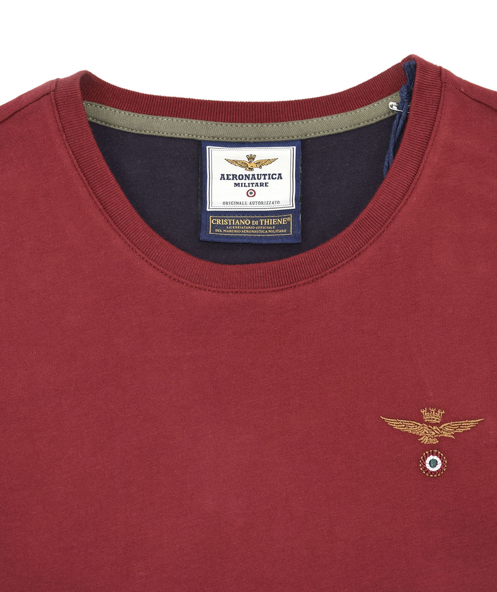 Футболка AERONAUTICA MILITARE FW 19/20 rosso scuro (TS 1343) 