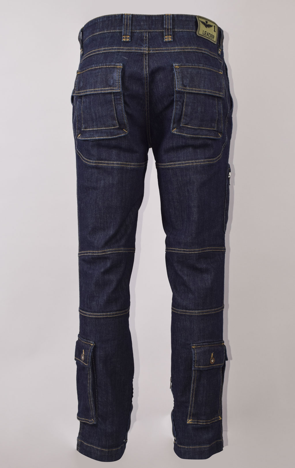 Джинсы-карго AERONAUTICA MILITARE ANTI-G плотные FW 23/24/AL dark denim wash (PA 939) 