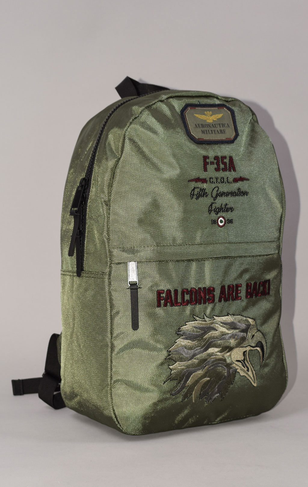 Рюкзак AERONAUTICA MILITARE BACK-PACK SS 23/CN verde militare (BO 1089) 