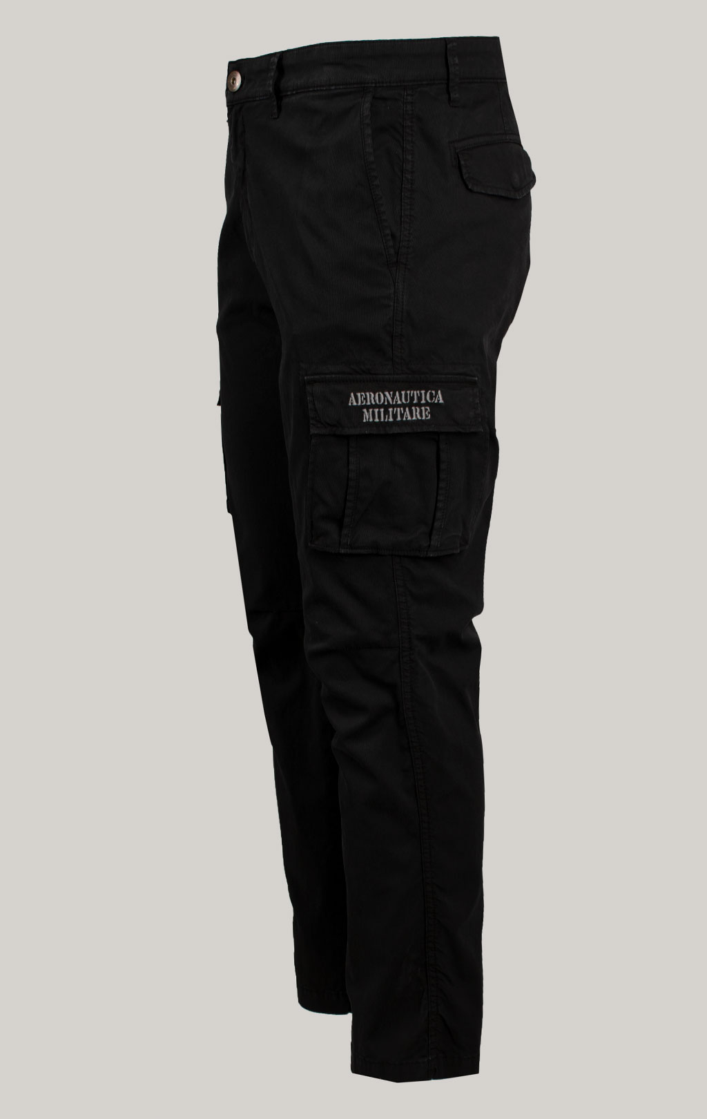 Брюки-карго AERONAUTICA MILITARE плотные FW 25/26/AL jet black (PA 1329) 