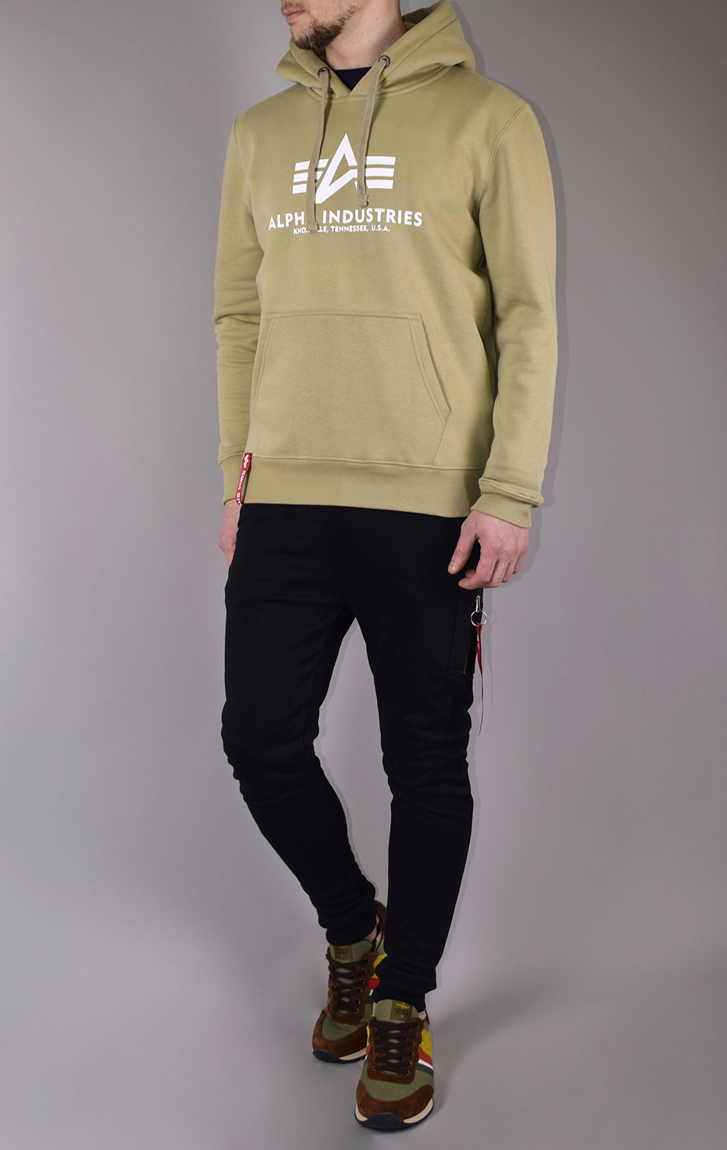 Толстовка ALPHA INDUSTRIES BASIC HOODY light olive 