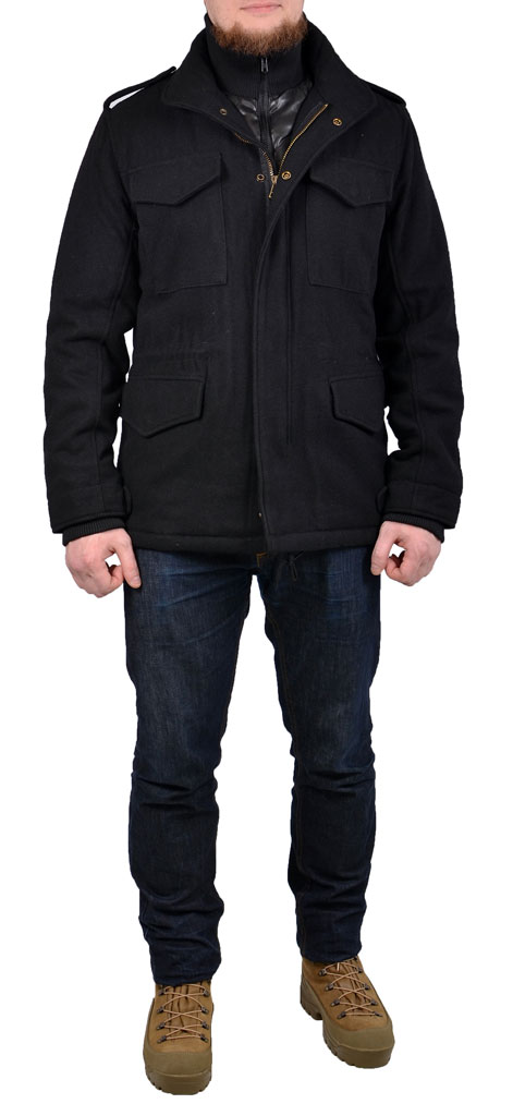 Куртка BRANDIT M-65 Voyager Wool black 