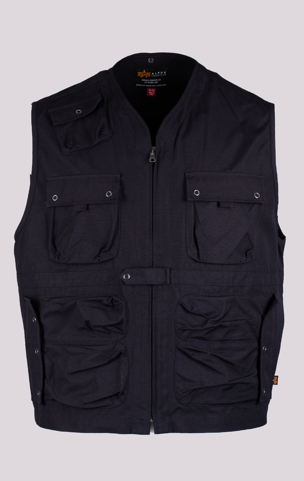 Ветровка трансформер ALPHA INDUSTRIES C-1 MOD SHIRT JACKET SS 24 m black 