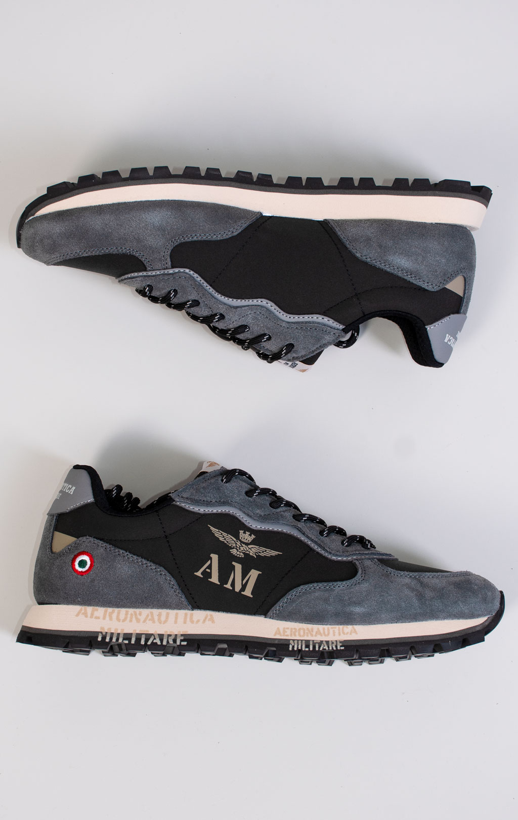 Кроссовки AERONAUTICA MILITARE (SC 0320) FW 25/26/CN jet black 