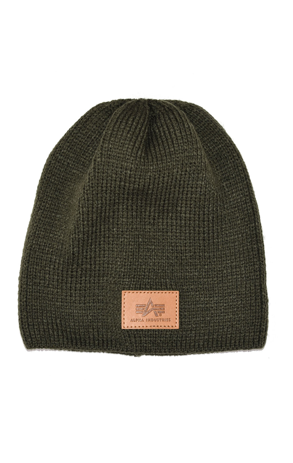 Шапка ALPHA INDUSTRIES KNIT BEANIE dark green 