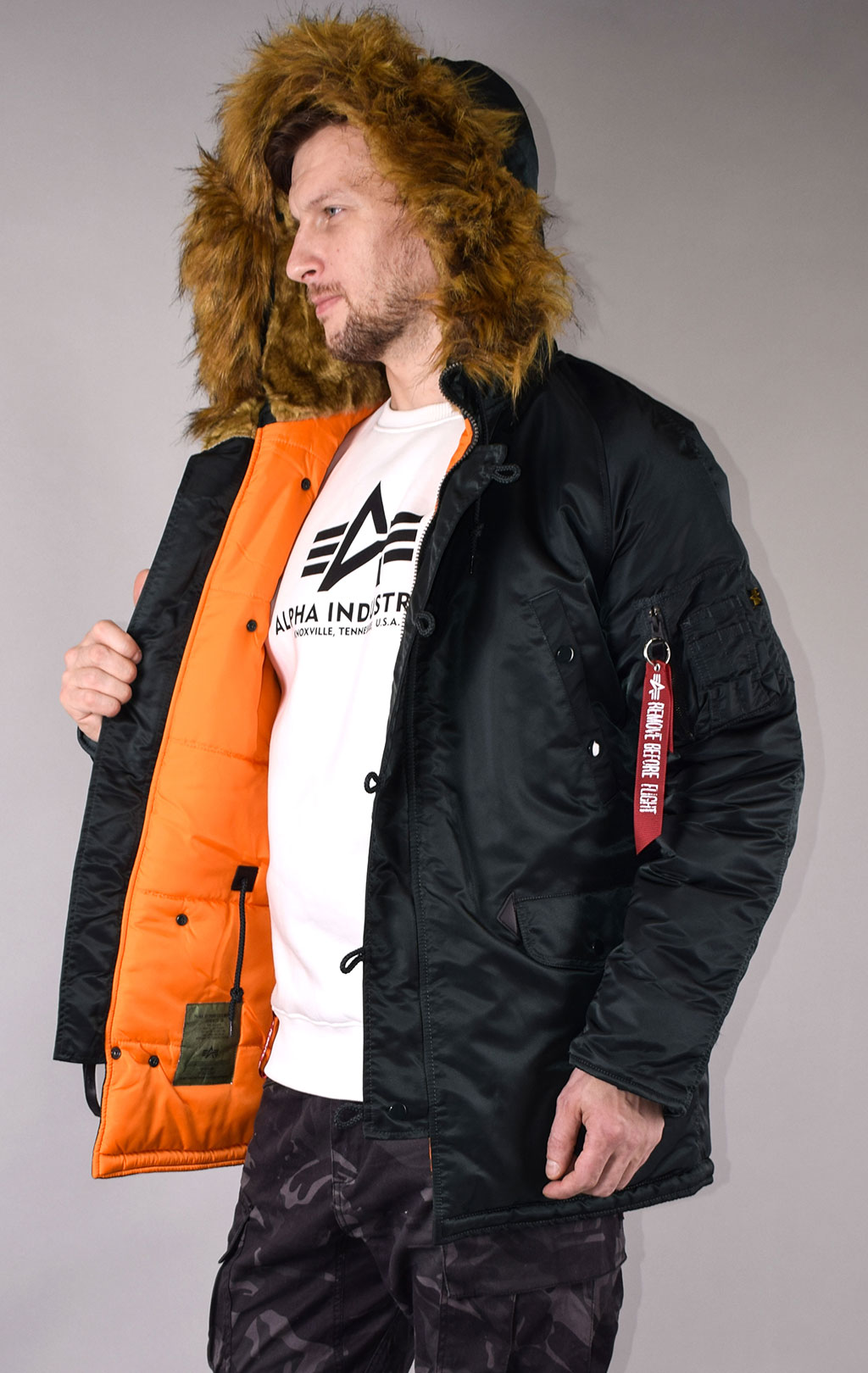 Аляска ALPHA INDUSTRIES VF 59 big size N-3B dark petrol 