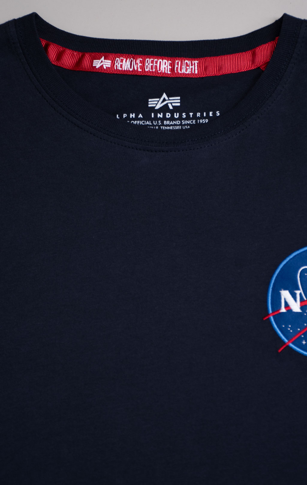 Футболка ALPHA INDUSTRIES NASA SPACE SHUTTLE T rep. blue 