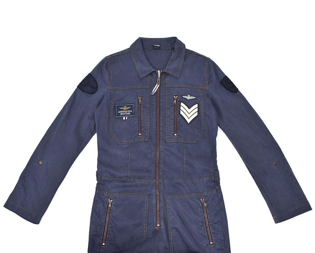 Женский комбинезон AERONAUTICA MILITARE SS 20/AL blue navy (TU 080) 