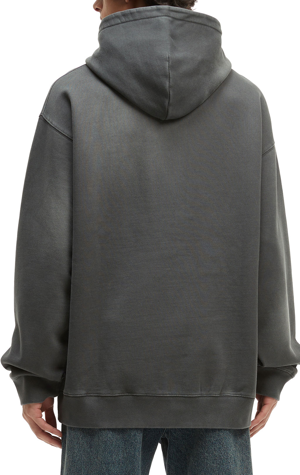 Толстовка ALPHA INDUSTRIES UNFRM WASHED ALPHA IND HOODIE FW 25/26 gray M001132 
